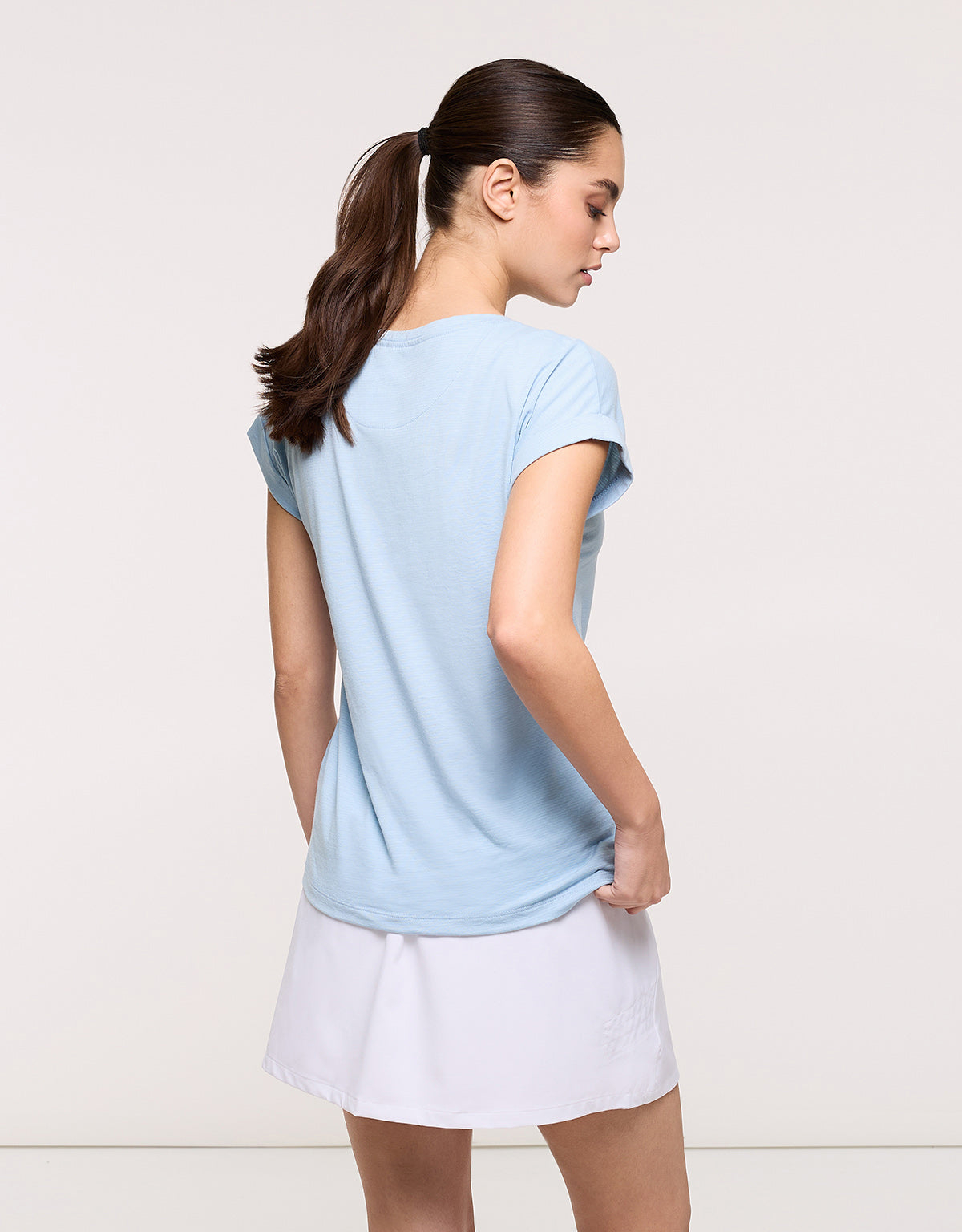 Camiseta Manga Corta Azul Celeste - Ibosen 3