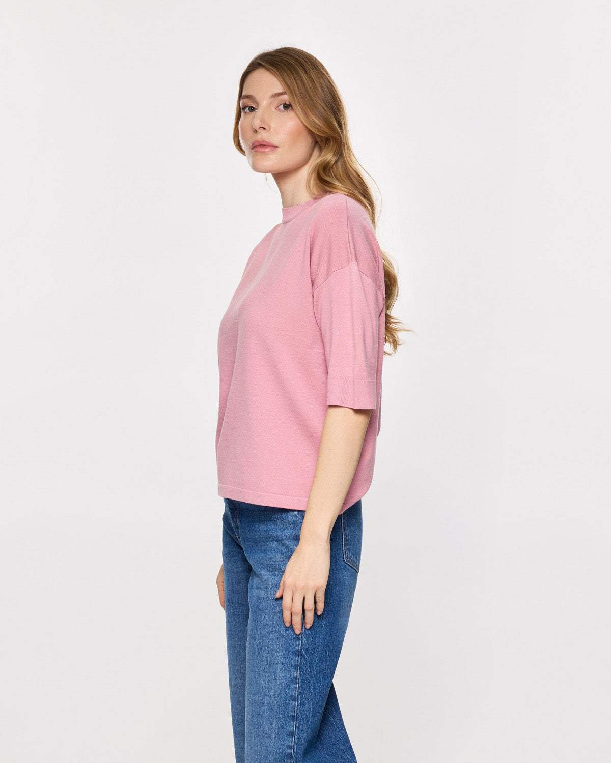 Camiseta de Punto Rosa - Gratera 3