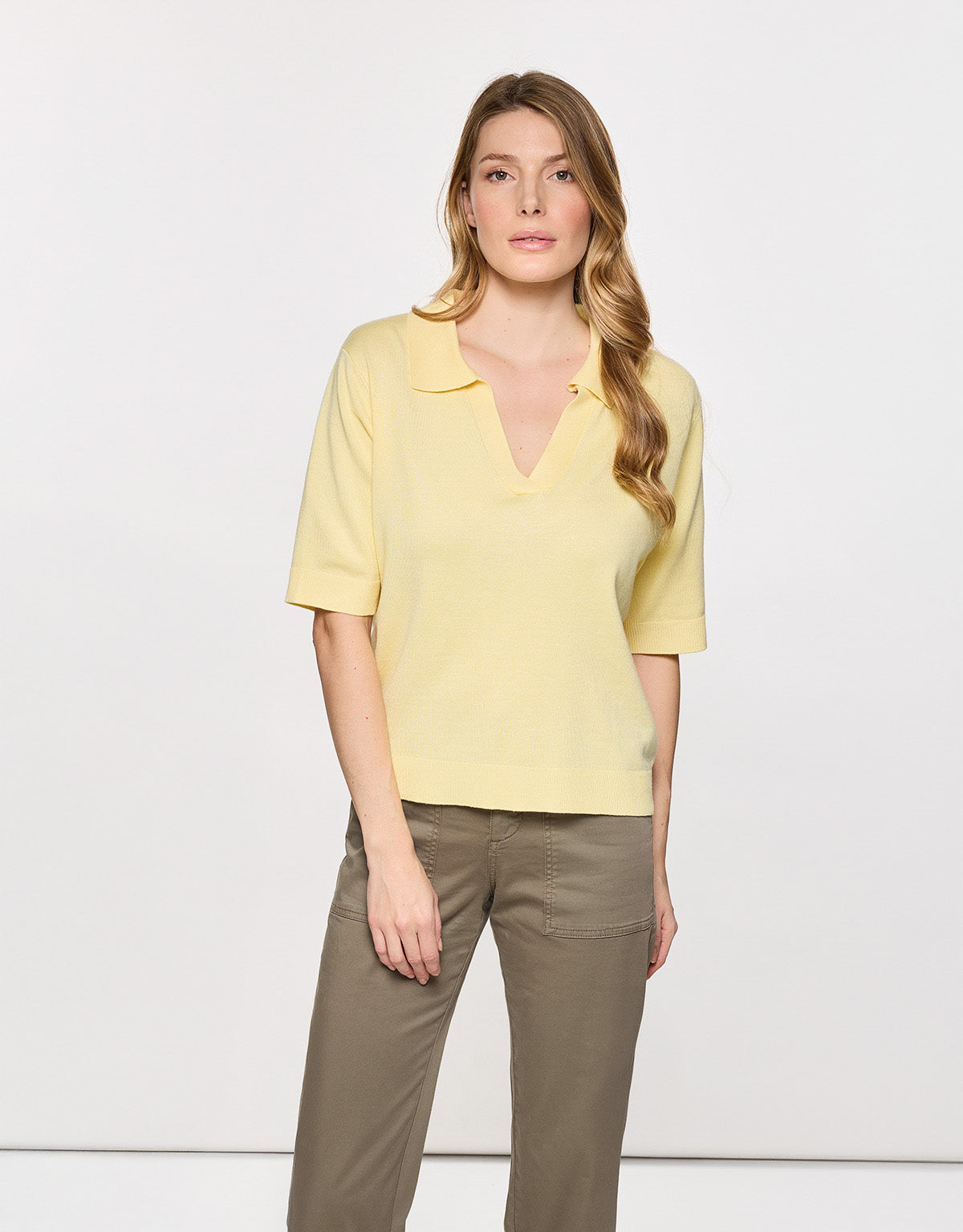 Jersey Manga Corta Amarillo - Tamera