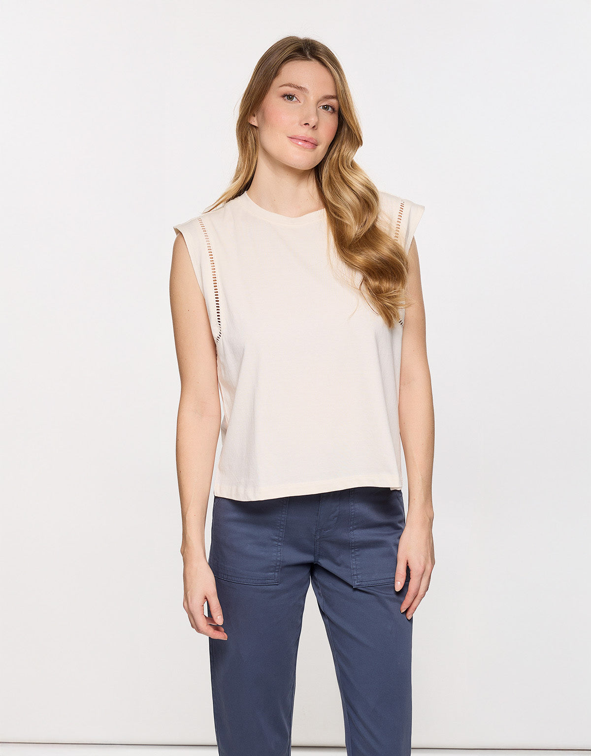 Camiseta Manga Corta Off White - Kipara