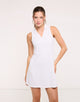 Short White Polo Dress - Ditara