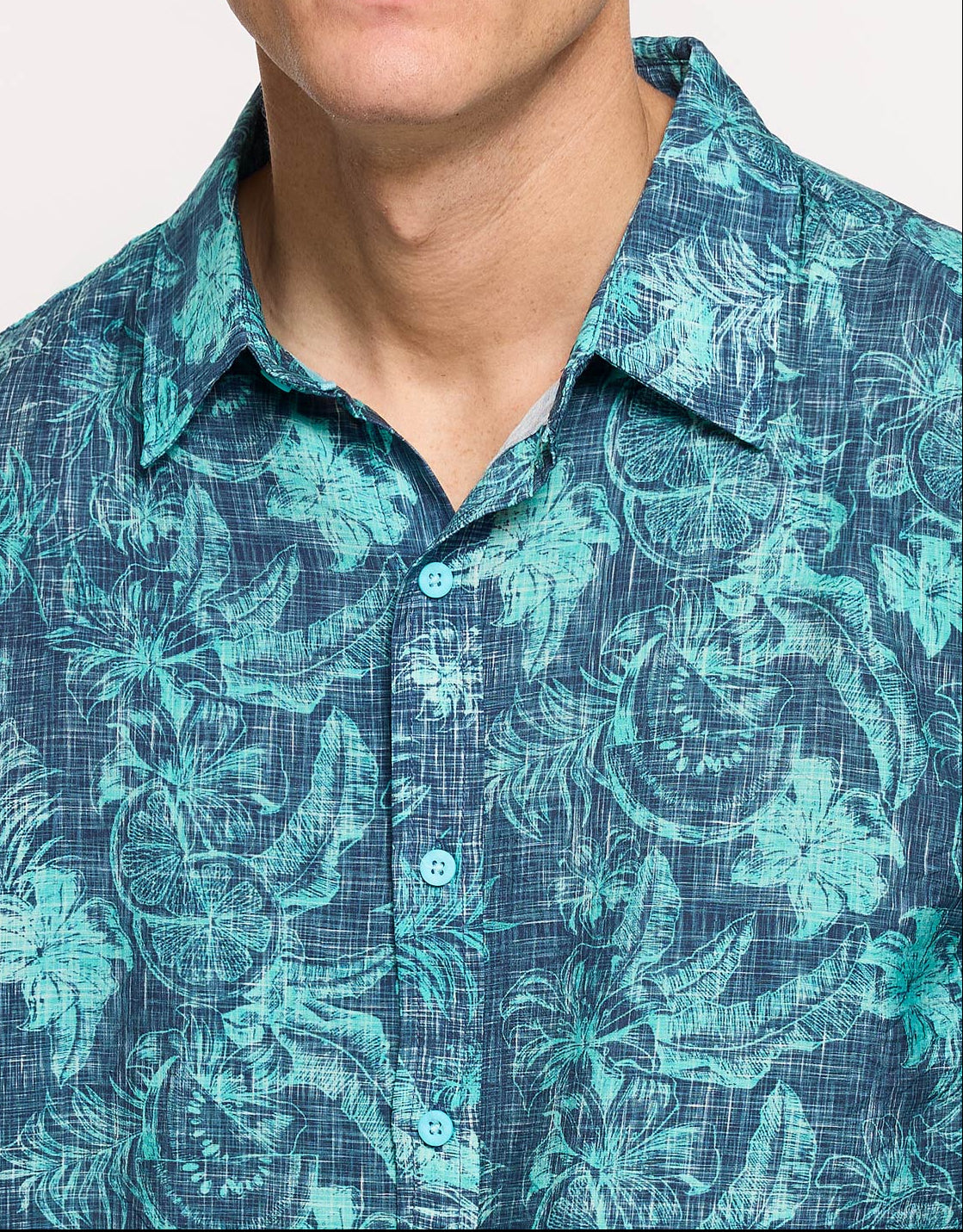 Camisa Manga Corta Azul - Westy 5