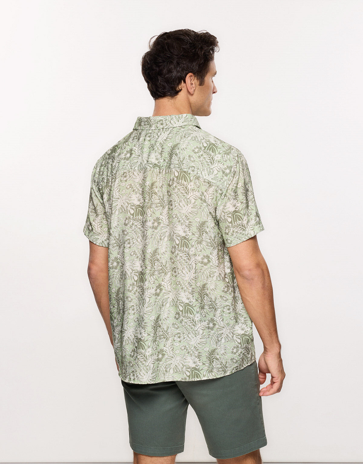 Camisa Manga Corta Verde - Westor 5