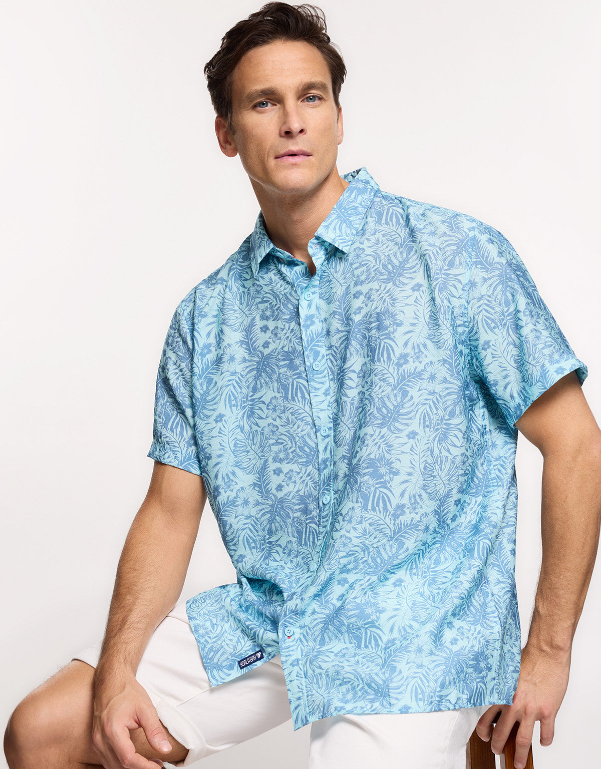 Camisa Manga Corta Azul - WestorCamisa Manga Corta Azul - Westor 2