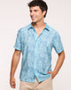 Blue Short Sleeve Shirt - Westor