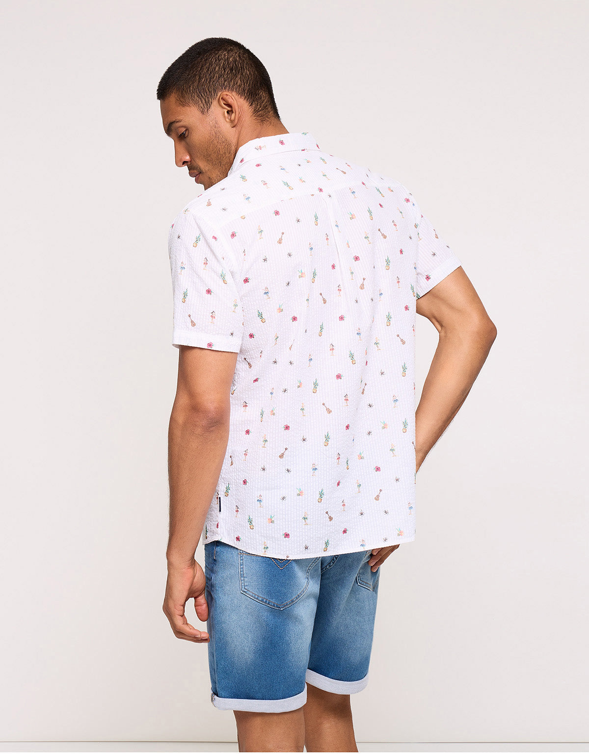 Short Sleeve Shirt White - Dansy