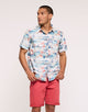 Tropical Short Sleeve Shirt White - Omen
