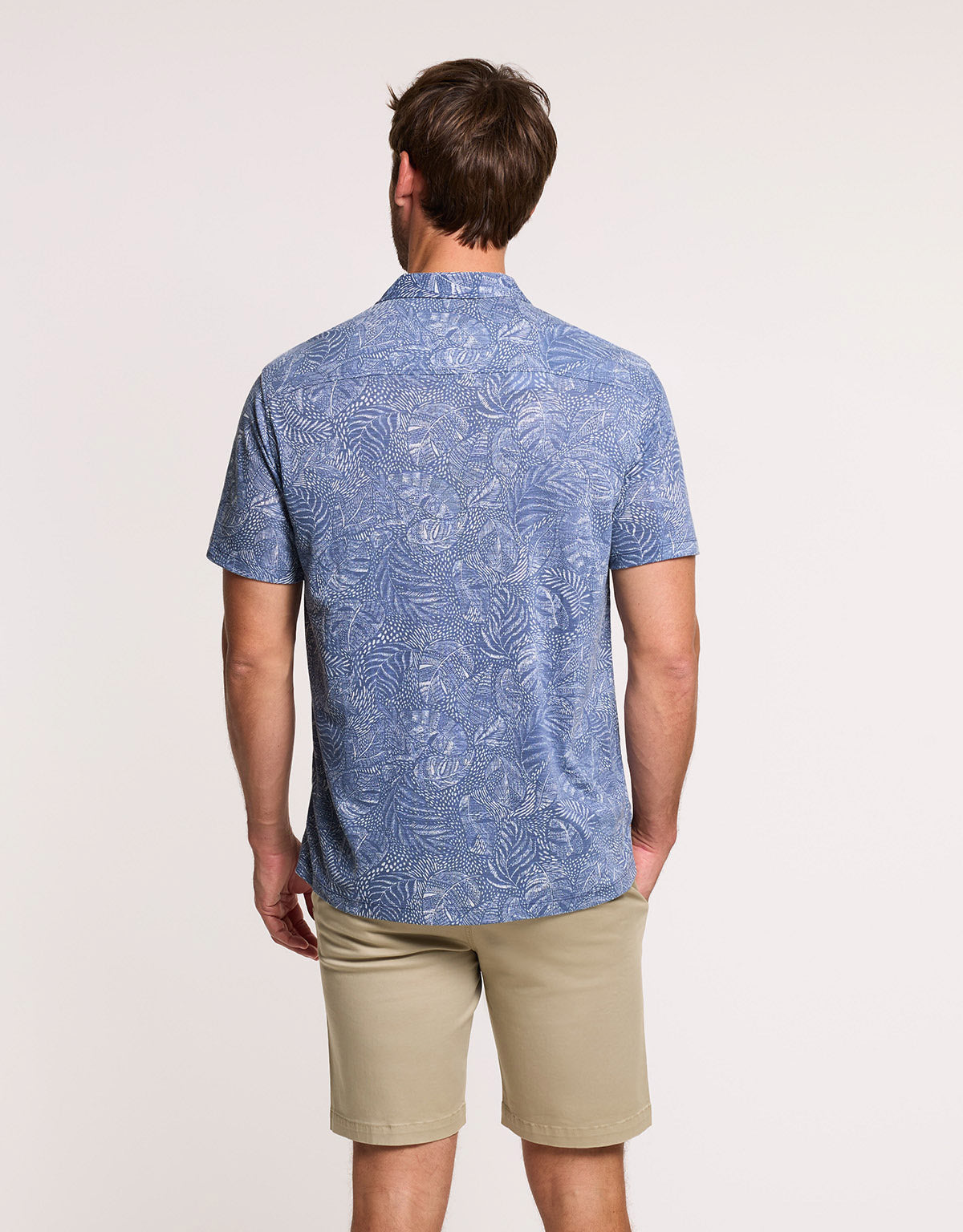 Camisa Manga Corta Azul - Mikka 3