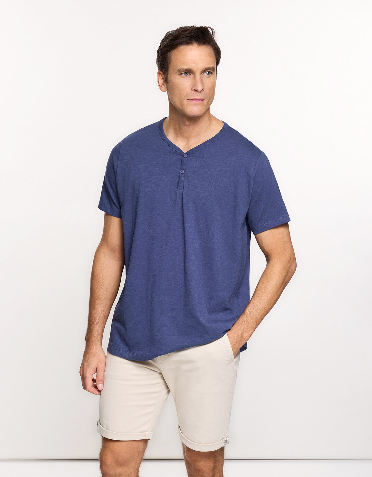 Camiseta Manga Corta Azul Marino - Kairox