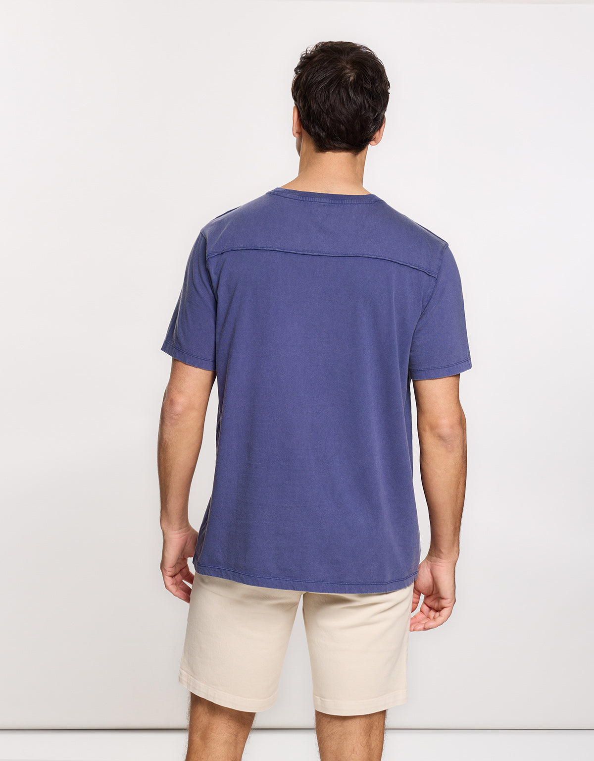 Camiseta Manga Corta Azul Marino - Nurea 4