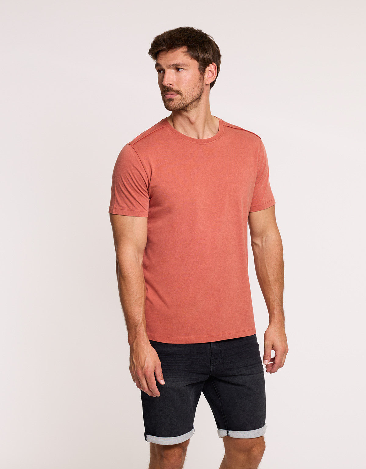 Brick Red Short-Sleeve T-Shirt - Nurea