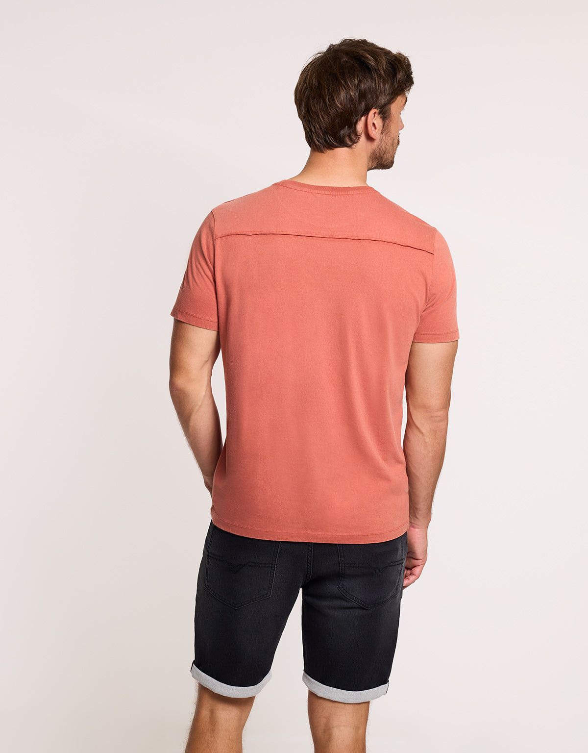 Brick Red Short-Sleeve T-Shirt - Nurea