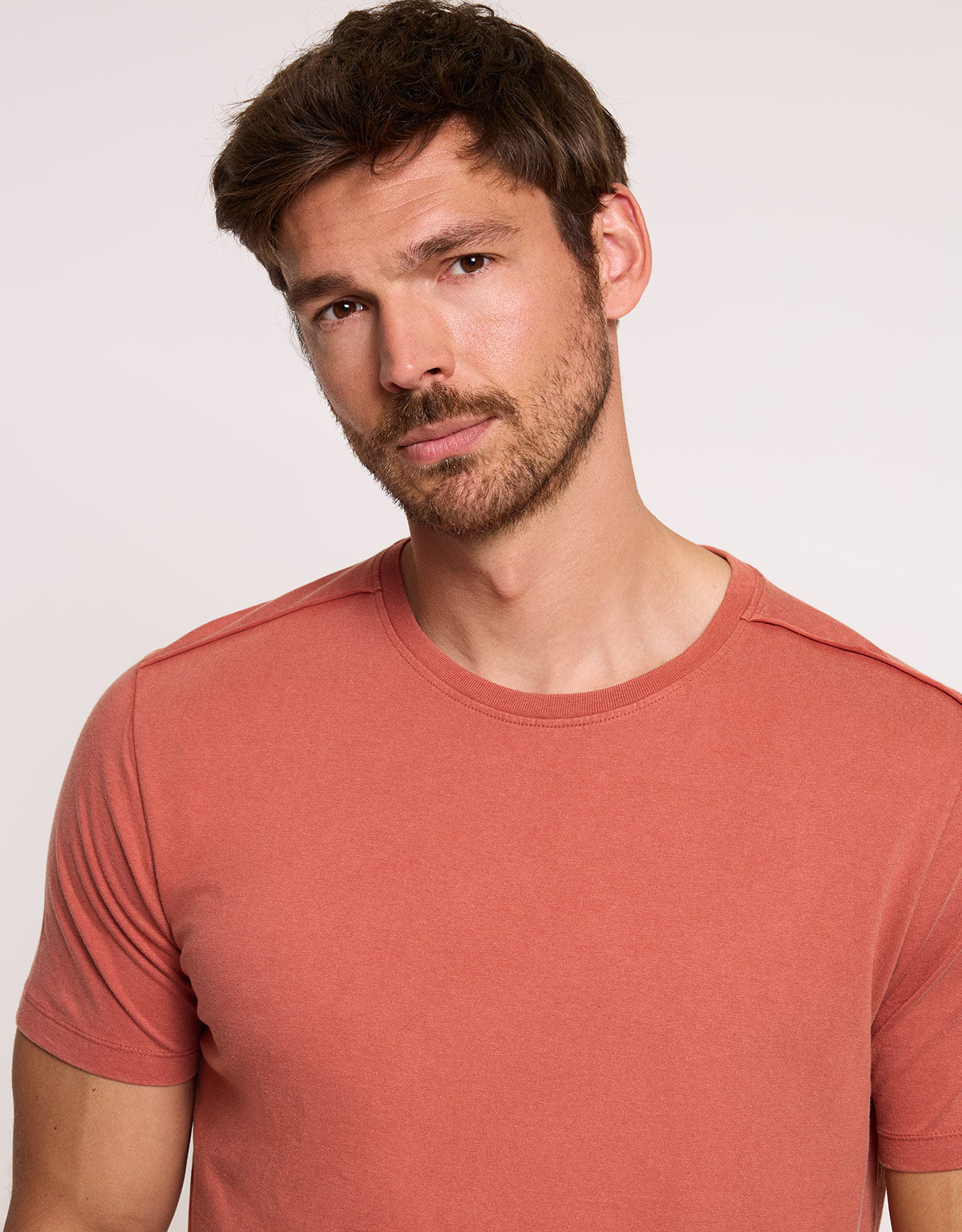 Brick Red Short-Sleeve T-Shirt - Nurea