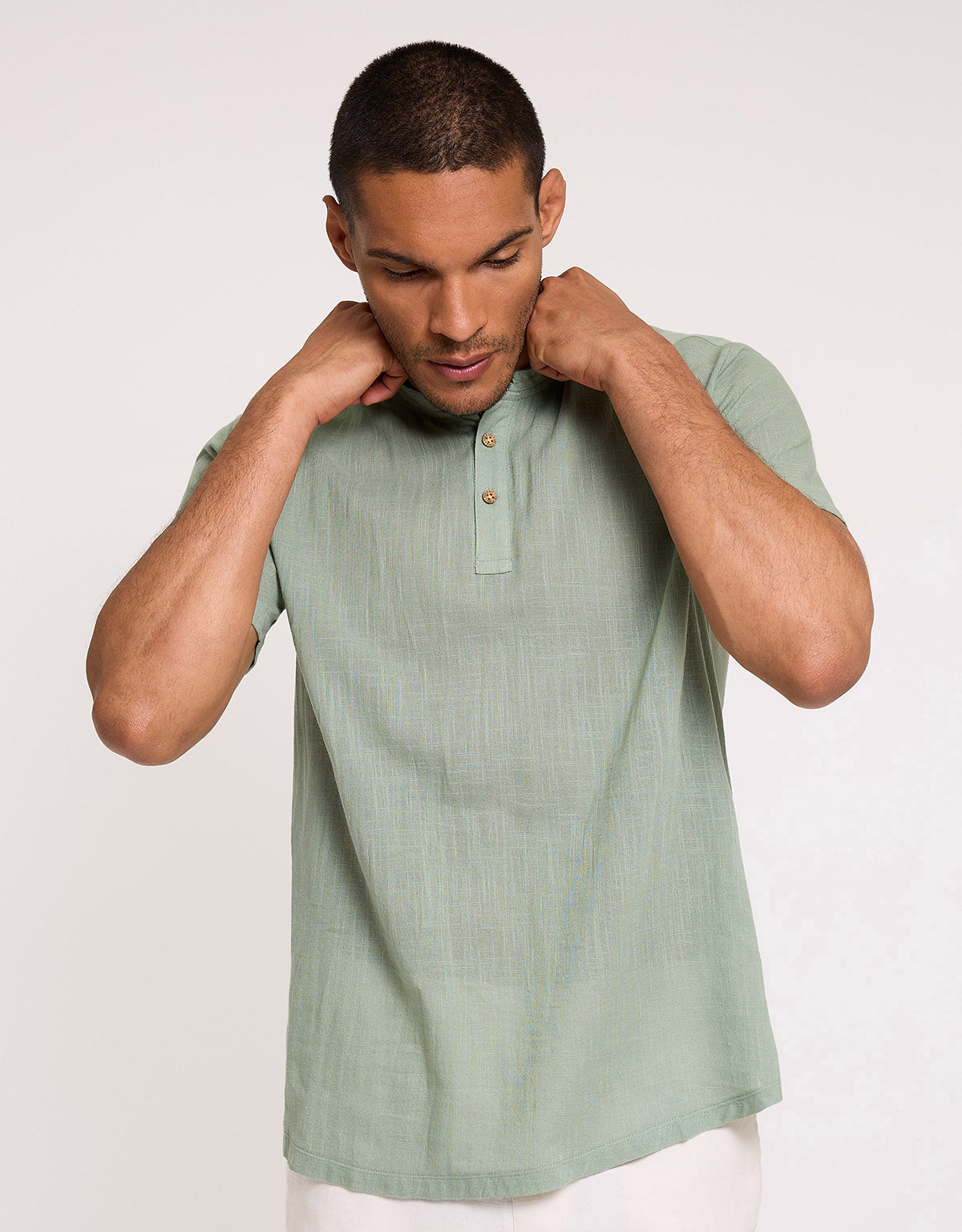 Short-Sleeve Green T-Shirt - Frankie