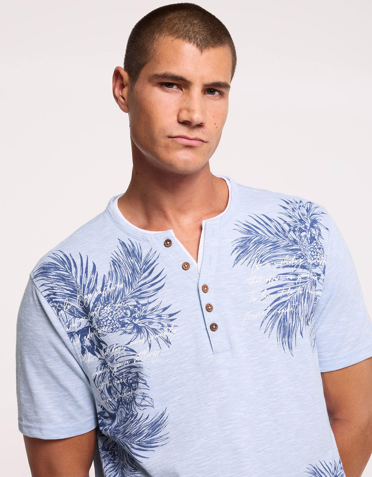 Camiseta Manga Corta Azul - Cliffs 4