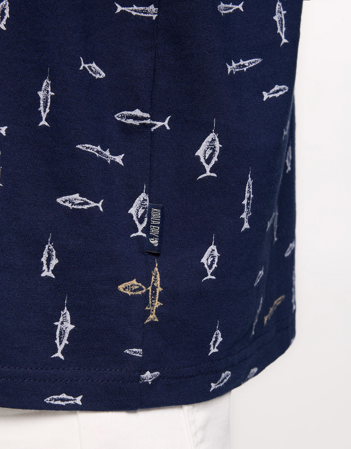 Camiseta Manga Corta Azul Marino - Sfishy