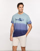 Short Sleeve Blue T-Shirt - Sharkbay
