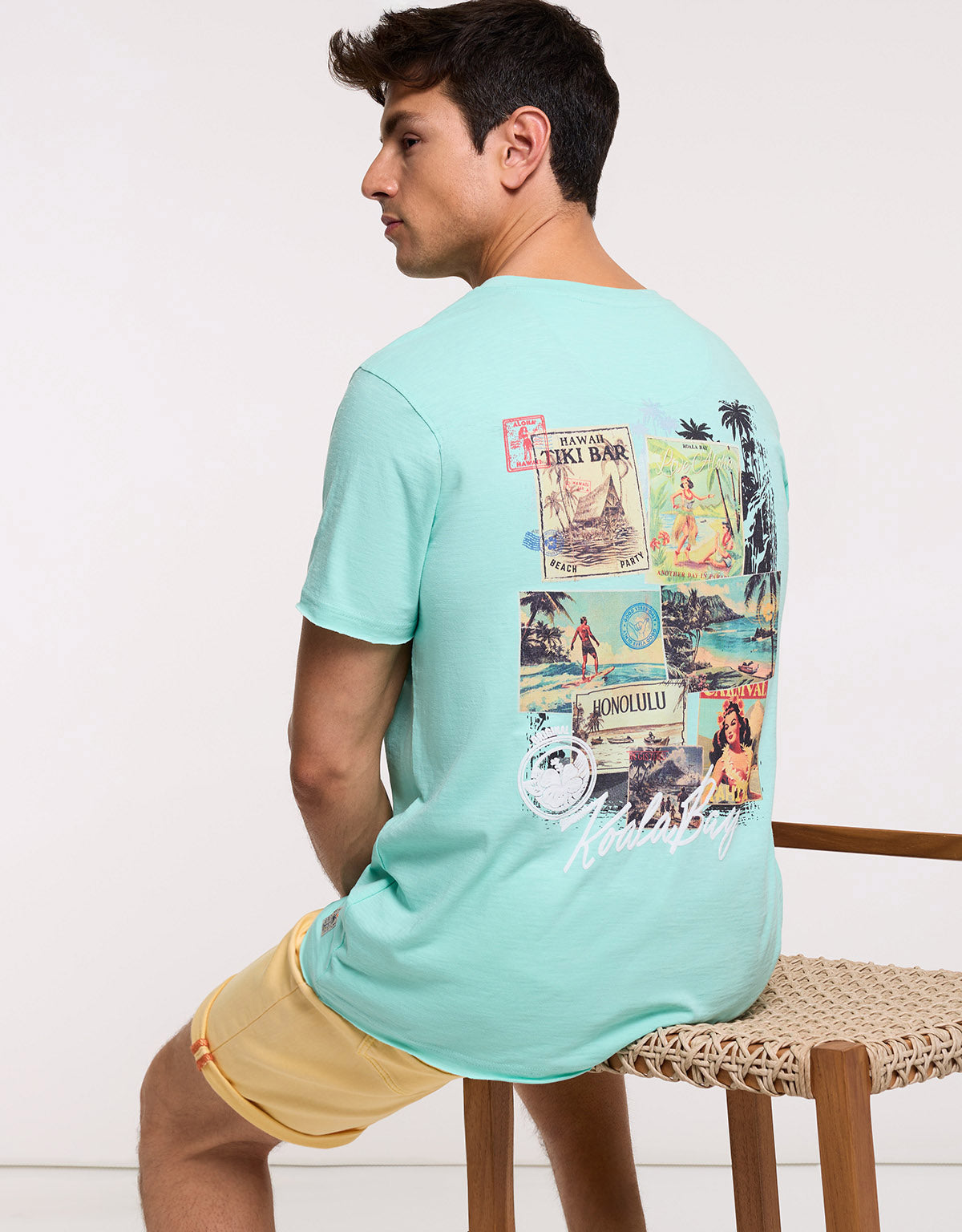 Camiseta Manga Corta Aguamarina - Tuffini