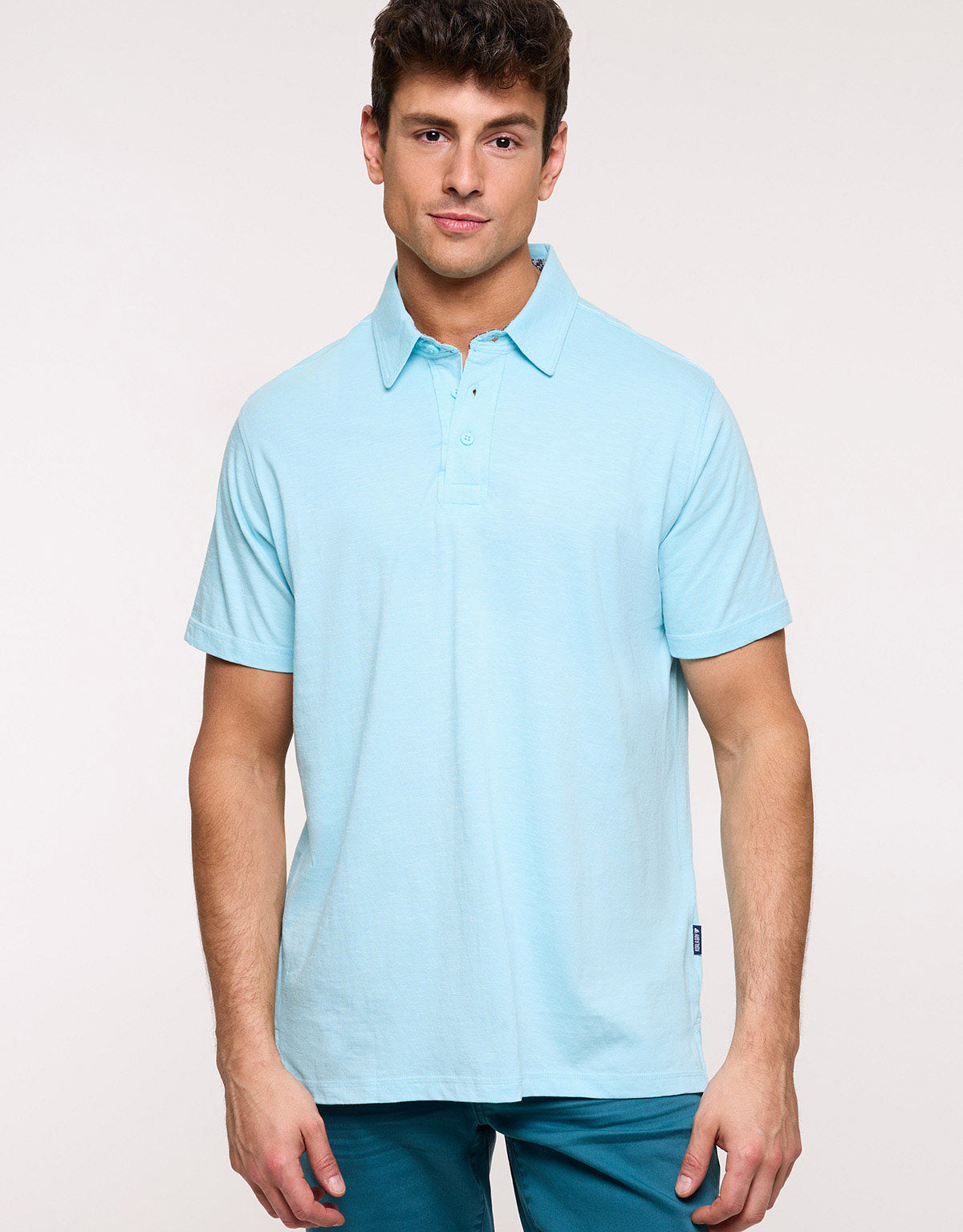 Polo Manga Corta Azul - Encore