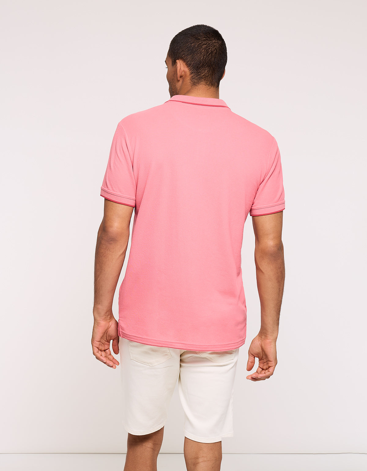 Pink Short Sleeve Polo Shirt - Mirage