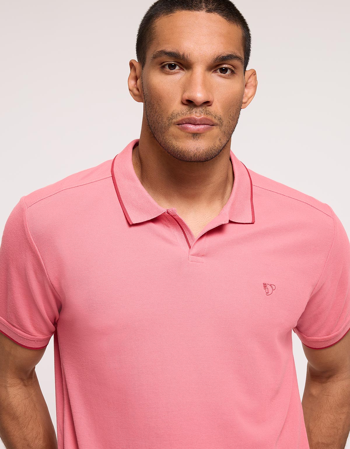 Pink Short Sleeve Polo Shirt - Mirage