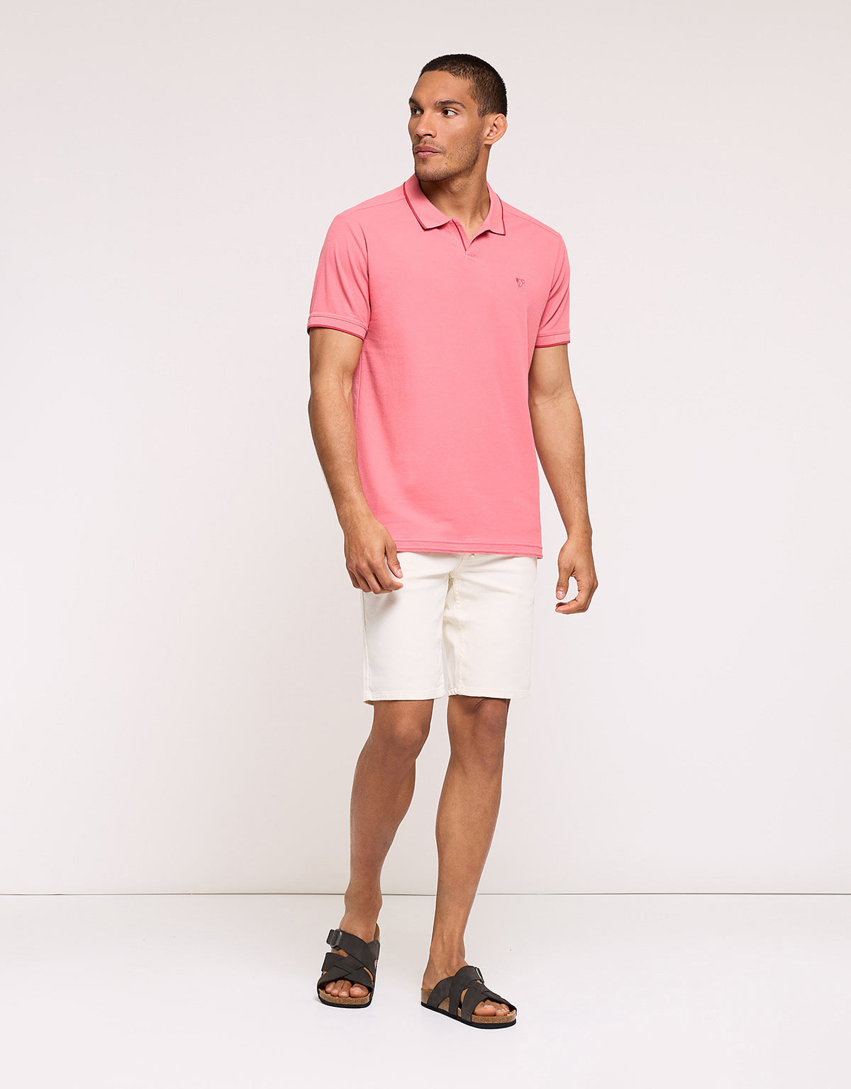 Pink Short Sleeve Polo Shirt - Mirage