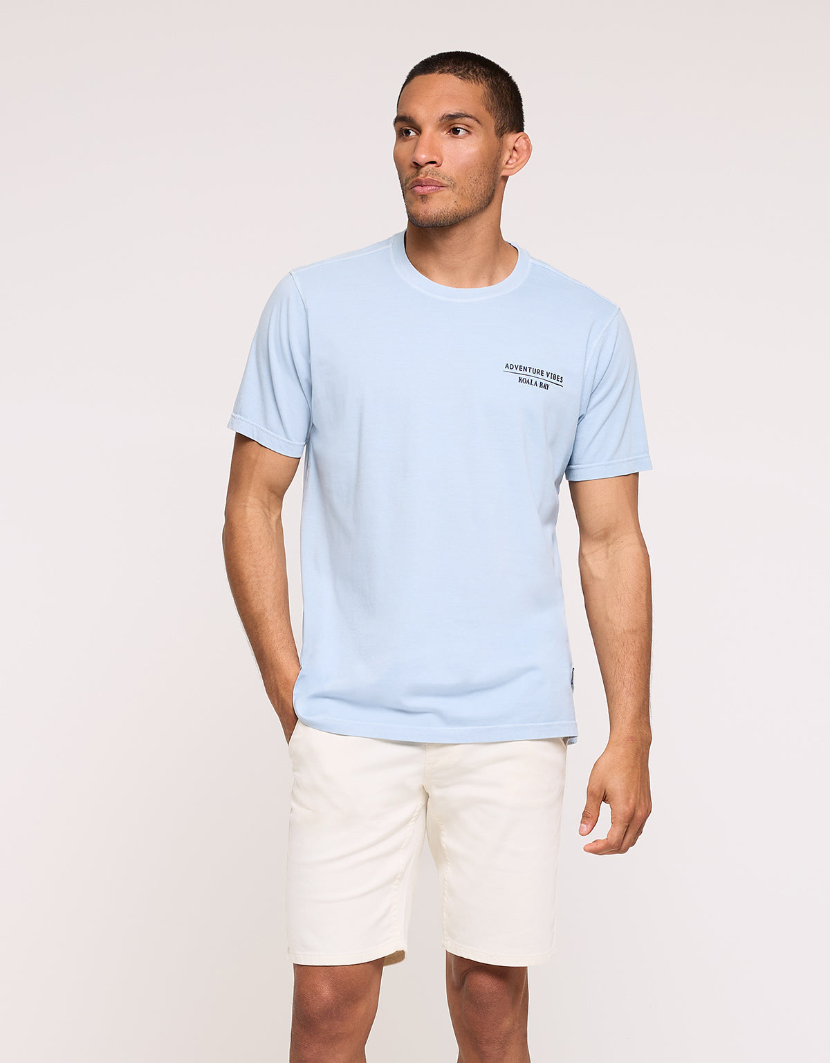 Sky Blue Short Sleeve T-Shirt - Renkar
