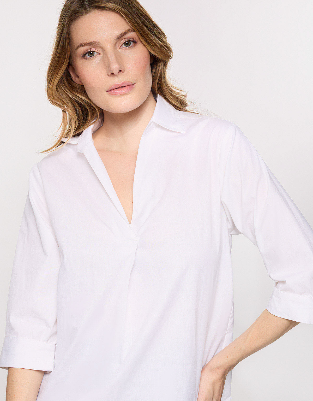 White Oversize Shirt - Lospine
