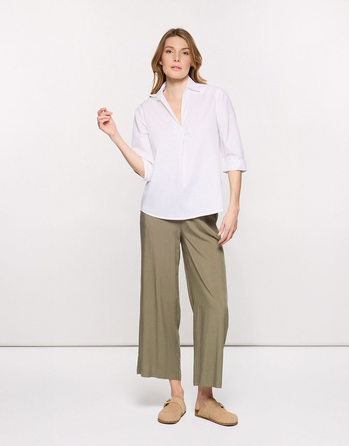 White Oversize Shirt - Lospine