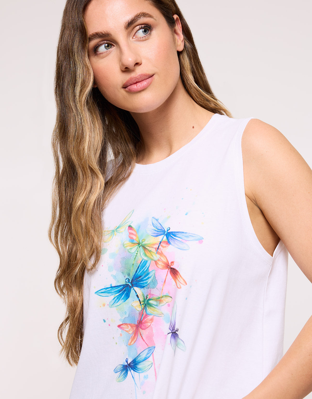 Camiseta Tirantes Blanco - Libelys