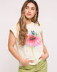 Yellow Short Sleeve T-Shirt - Bloomora