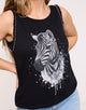 Black Strap Top - Zebralan
