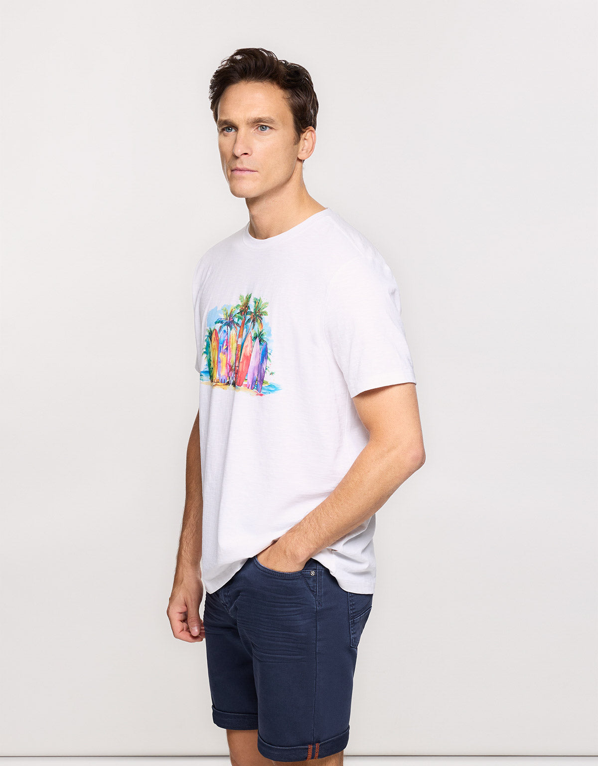 White Short Sleeve T-Shirt - Acko