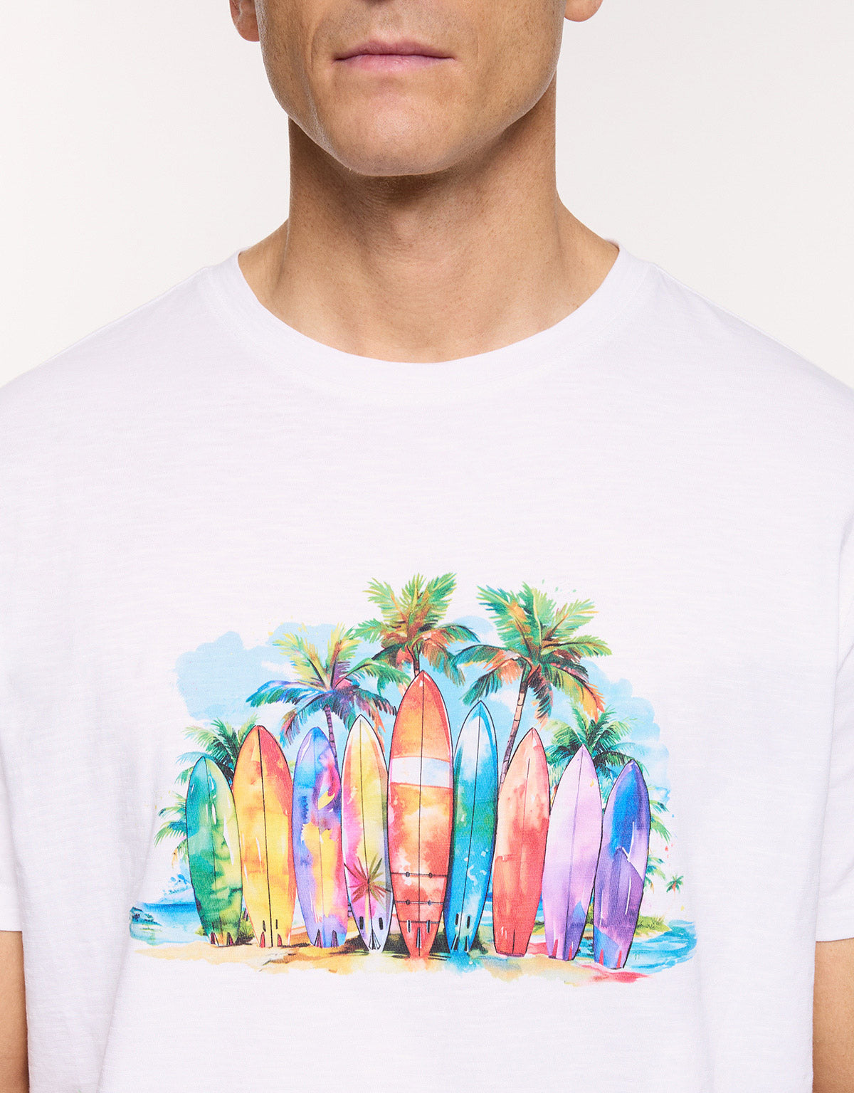 White Short Sleeve T-Shirt - Acko