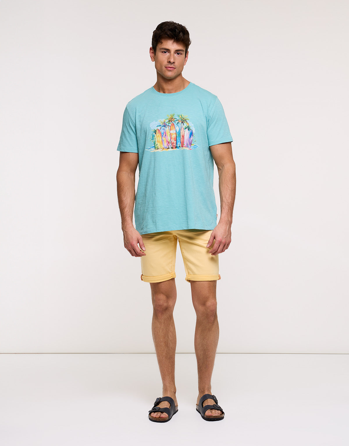 Short-Sleeve Turquoise T-Shirt - Acko