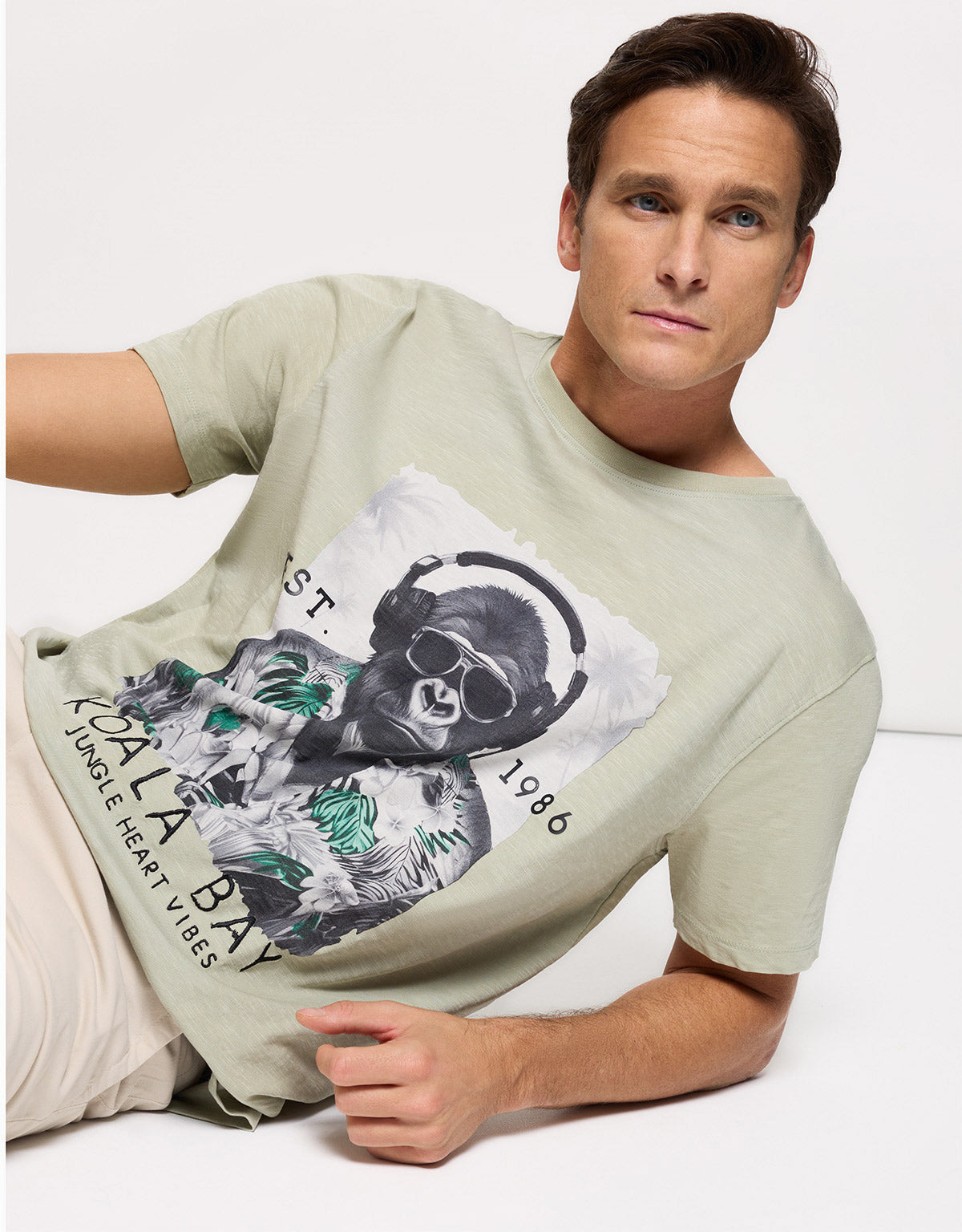 Camiseta Manga Corta Verde - Monkeyman 6