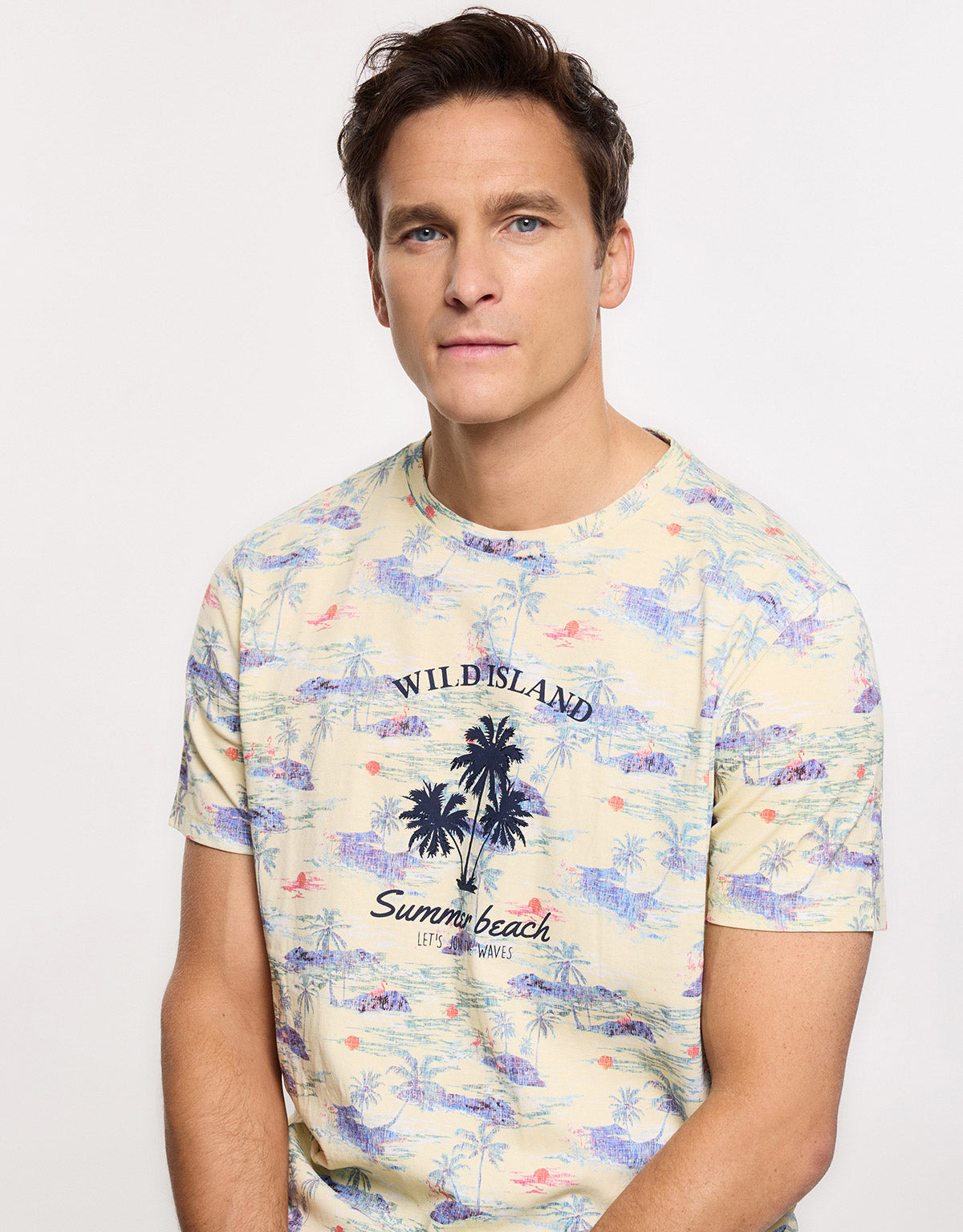 Camiseta Manga Corta Amarillo - Sunbay
