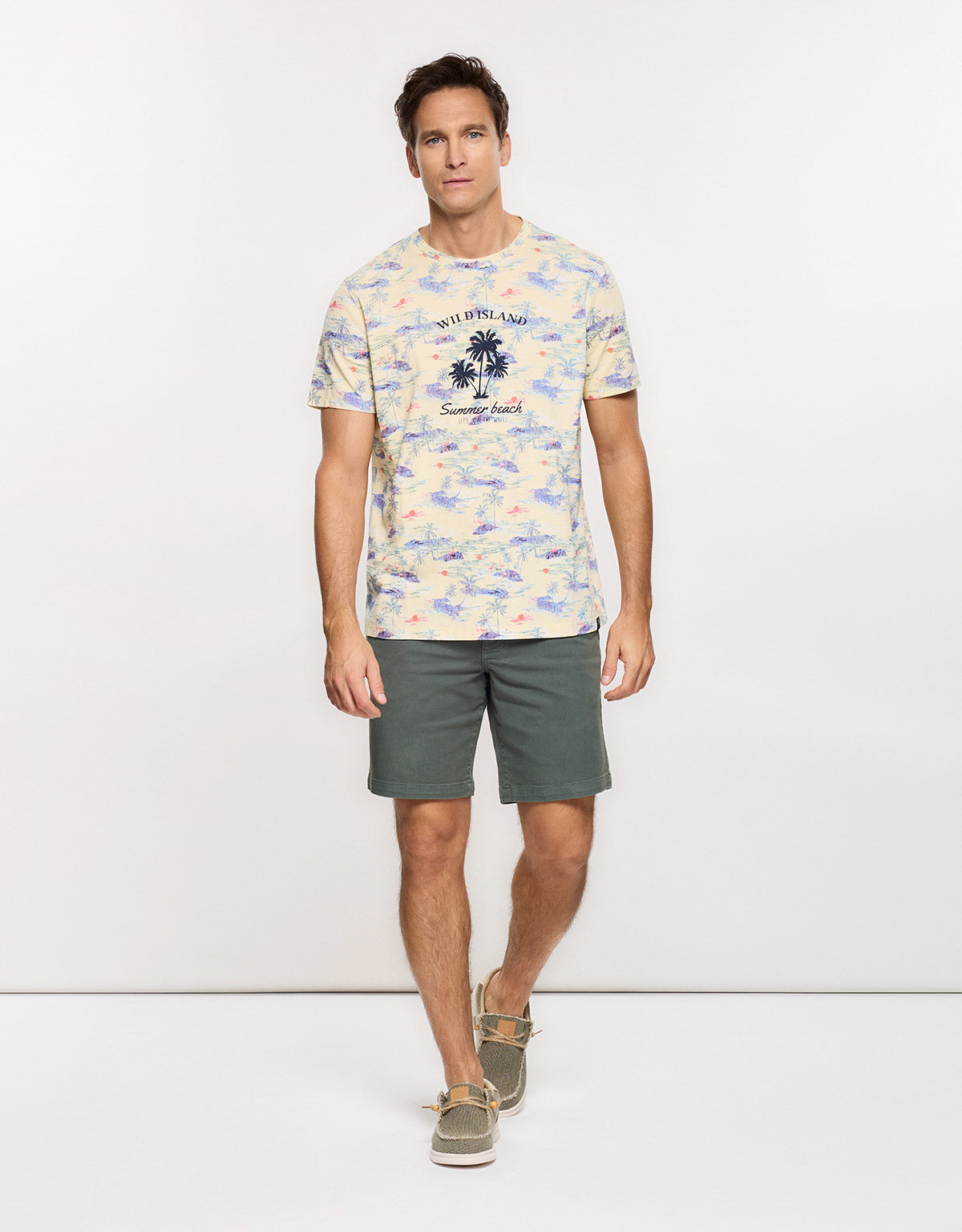 Camiseta Manga Corta Amarillo - Sunbay