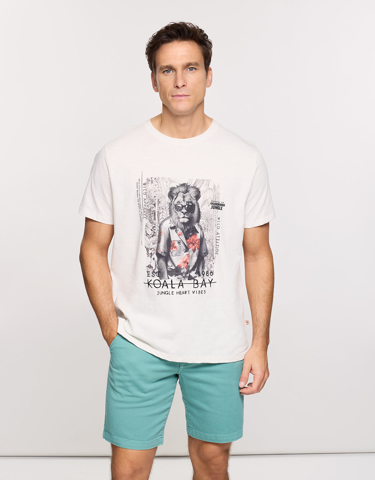 Camiseta Manga Corta Blanca - Wildman