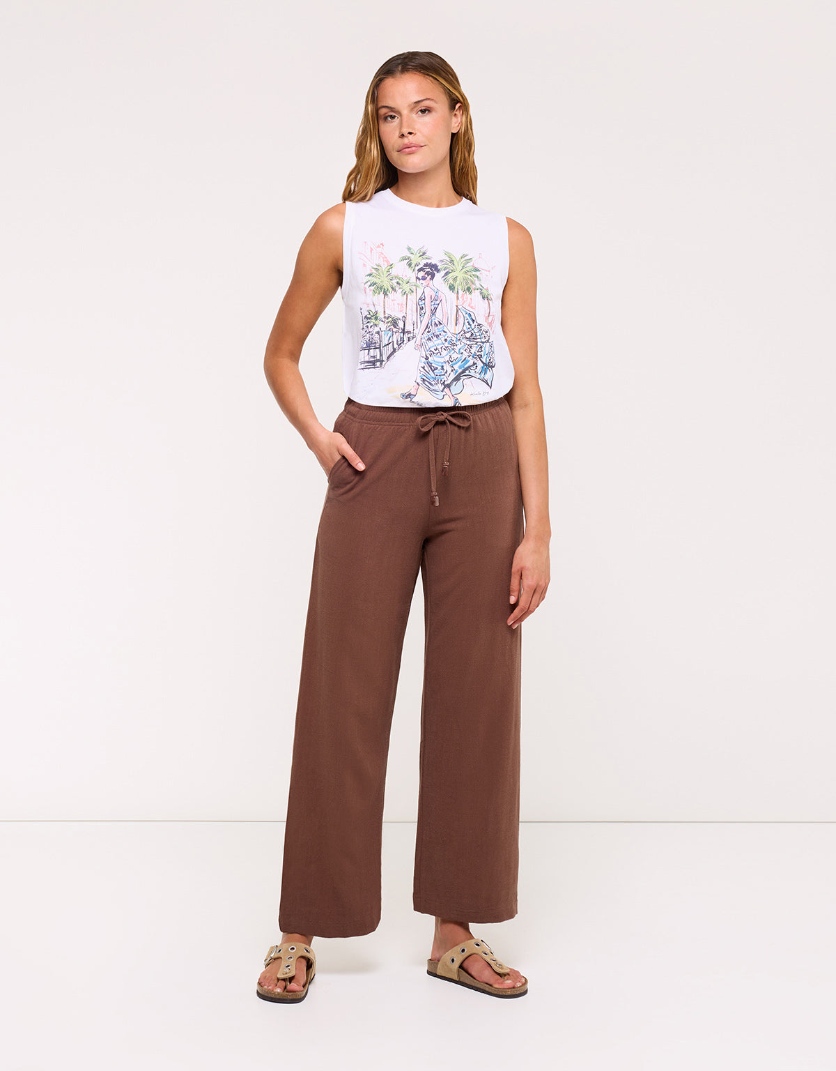 Pantalón Largo Marrón - Tradi 5