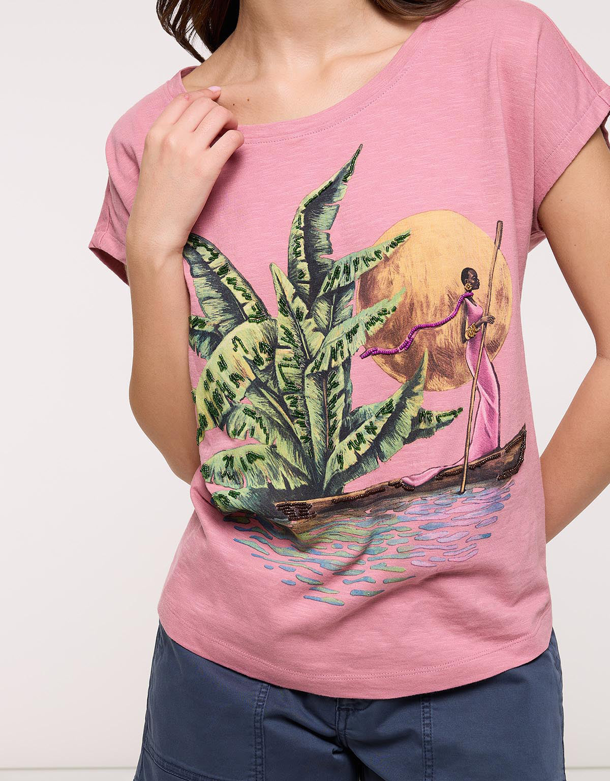 Pink Short Sleeve T-Shirt - Canumi