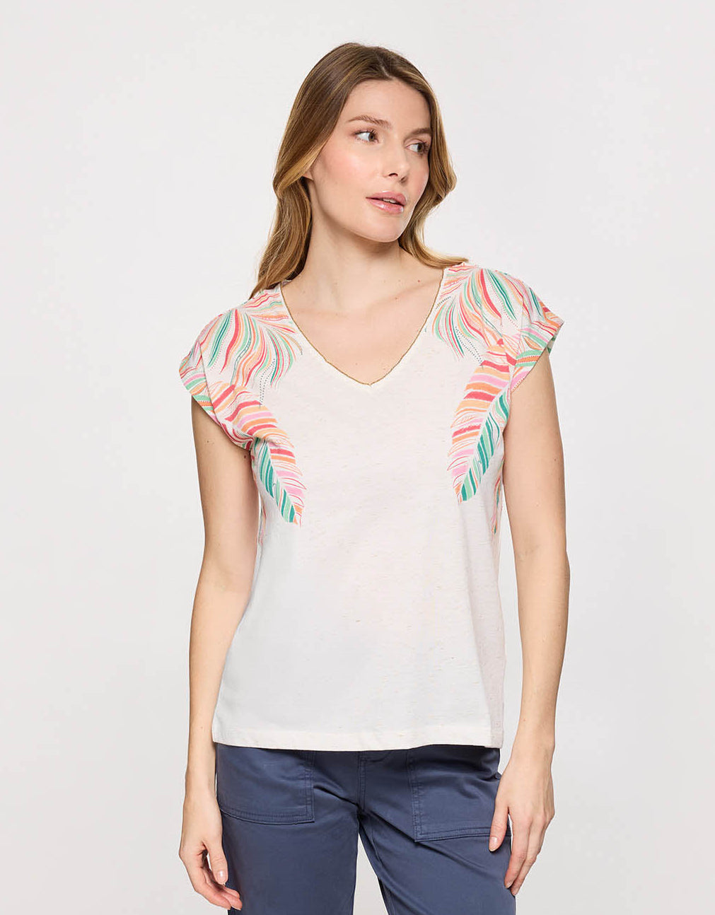 Camiseta Manga Corta Multicolor - Borda 2