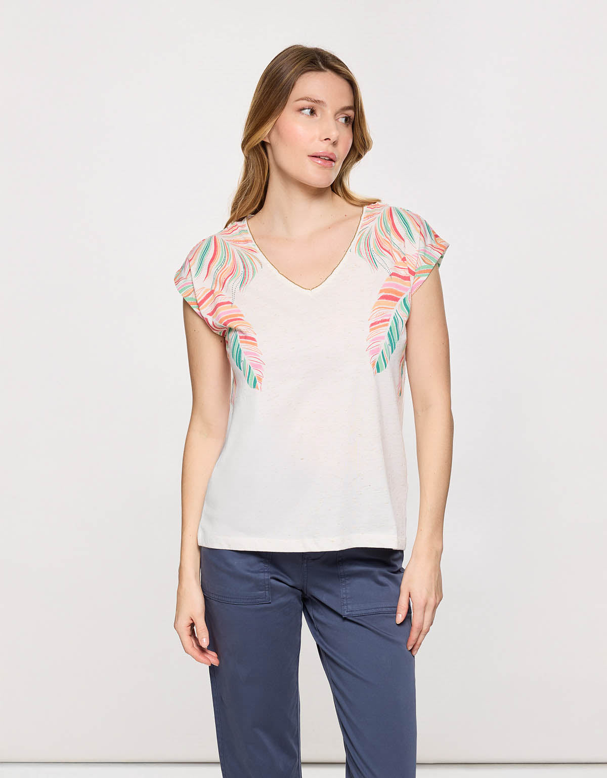 Camiseta Manga Corta Multicolor - Borda 2