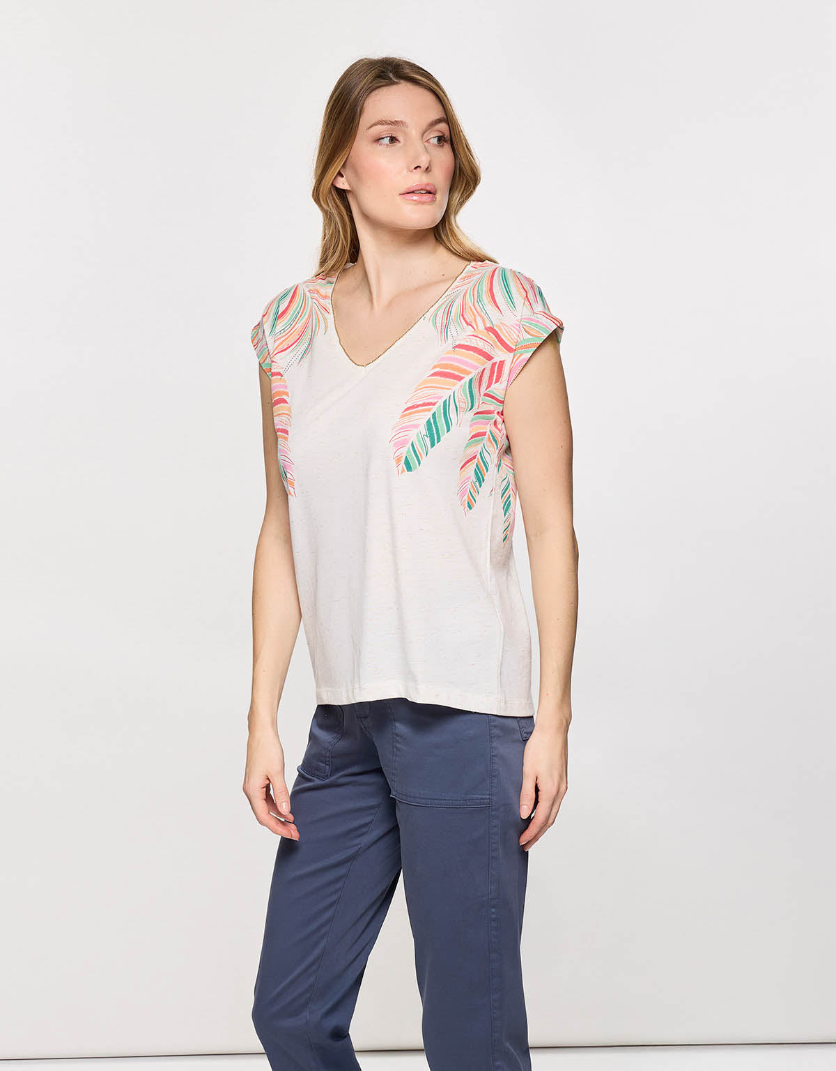 Camiseta Manga Corta Multicolor - Borda 3