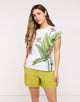 Short Sleeve T-Shirt White - Adirio