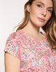 Short Sleeve Pink T-Shirt - Rustic