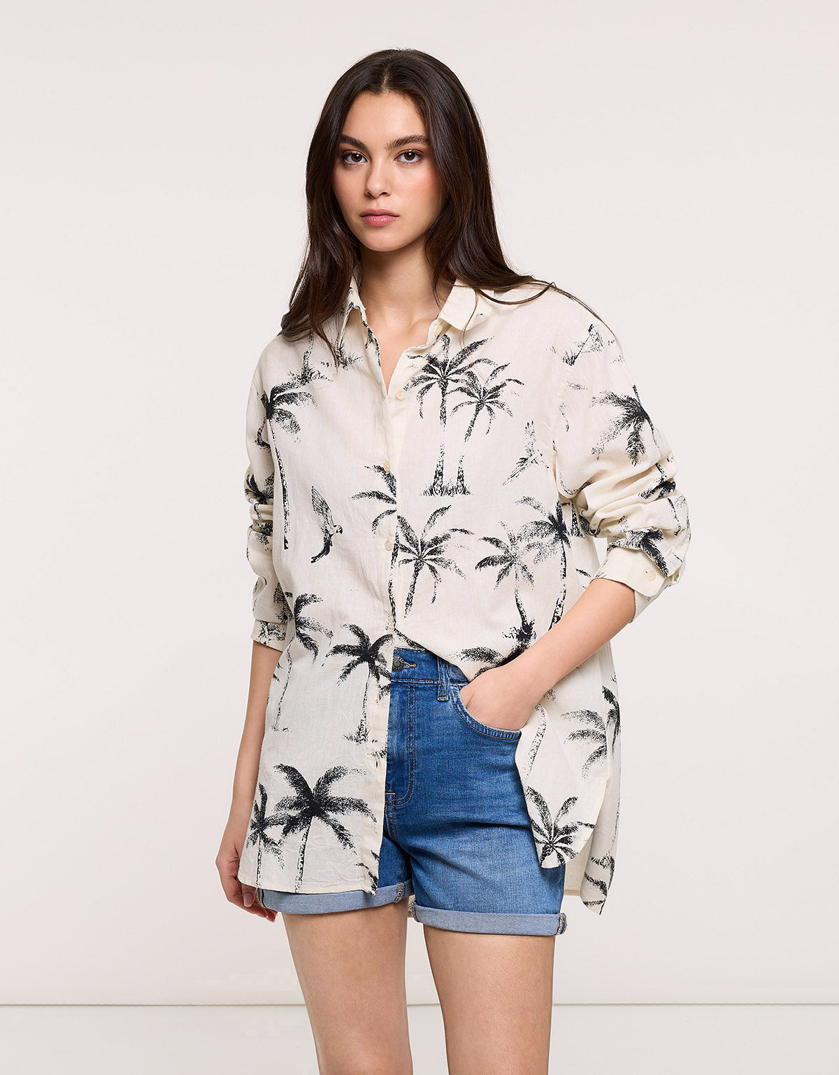 Camisa Manga Larga Blanca - Blaca 2