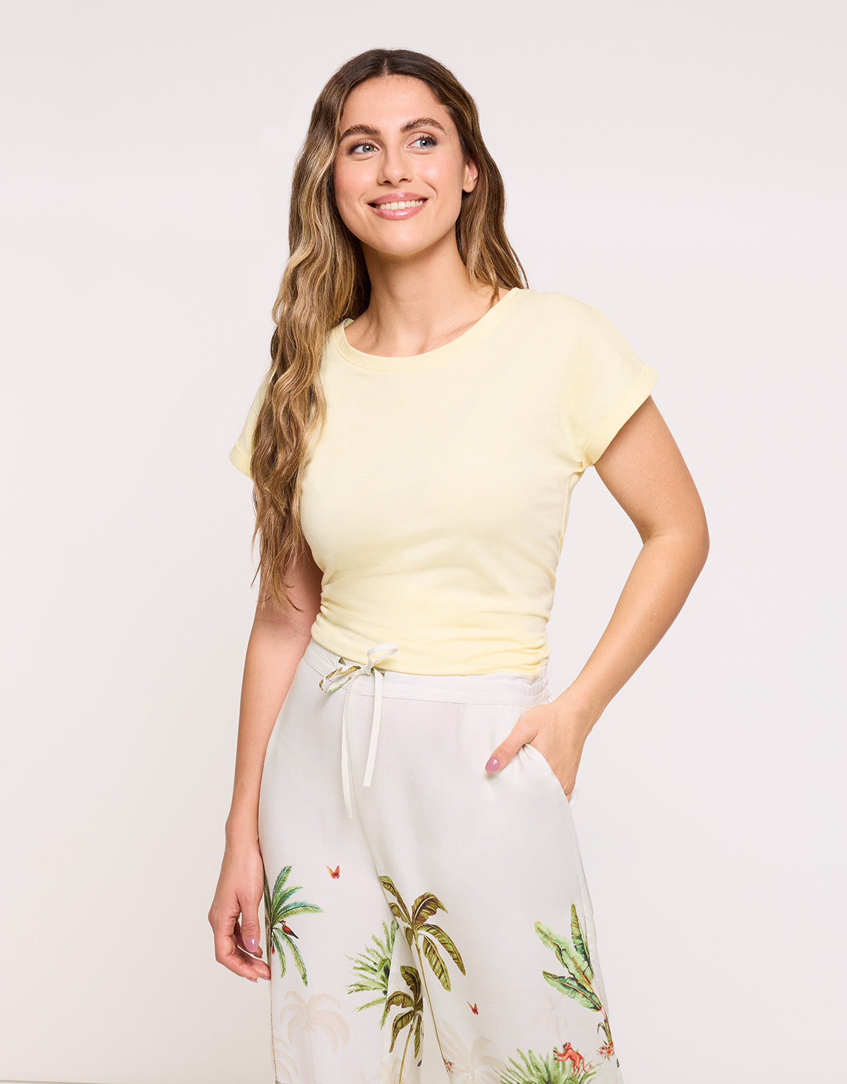 Pantalón Largo Beige Claro - Sams 2