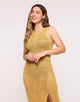 Gold Long Dress – Ossio