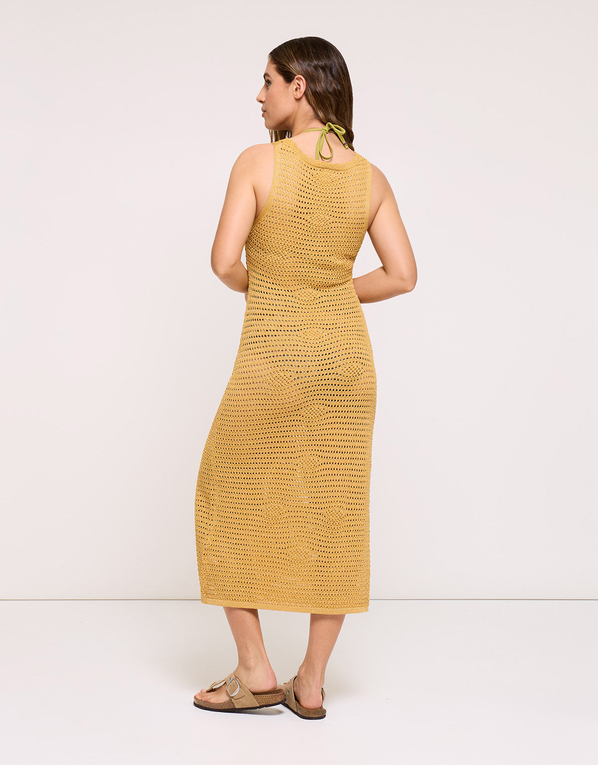 Gold Long Dress – Ossio